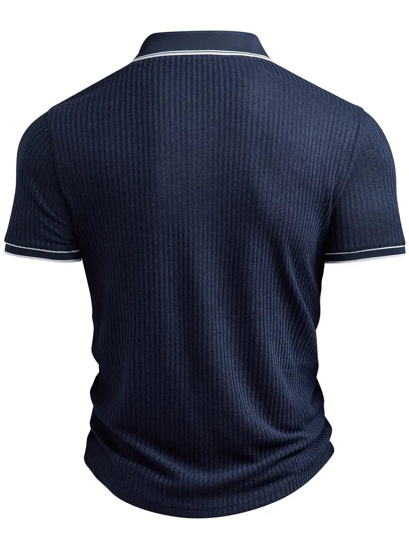 Van Laar Polo — Textured Structure, Mediterranean Flair