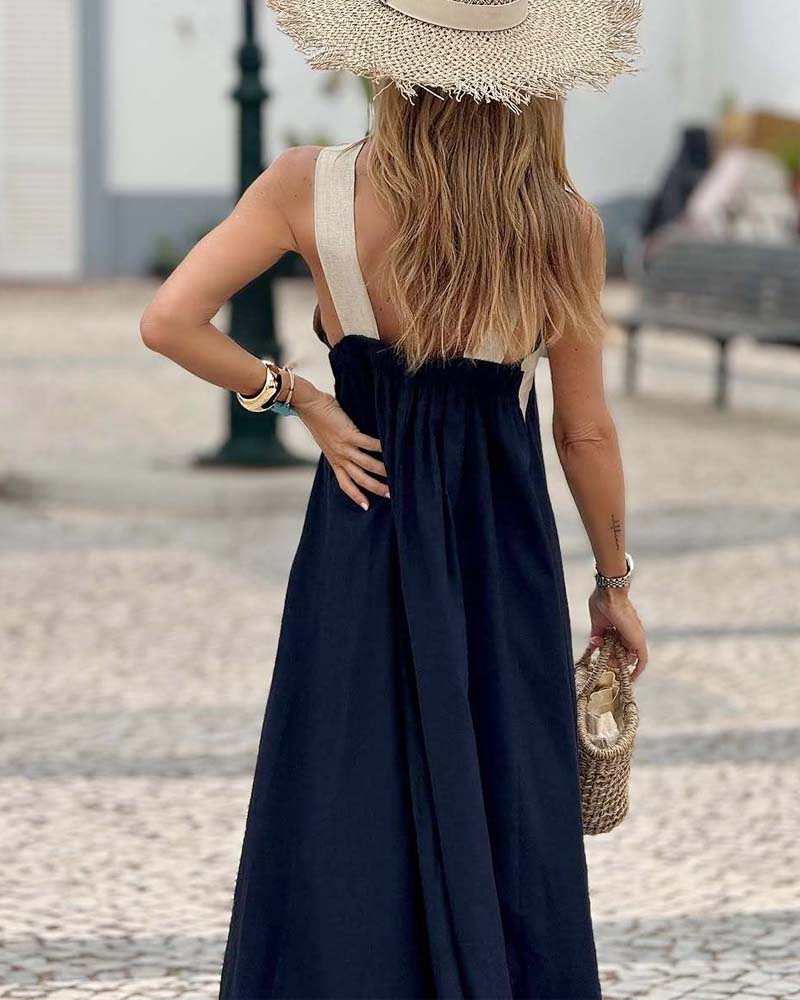 Sienna™ Dress with a Crossed Neckline