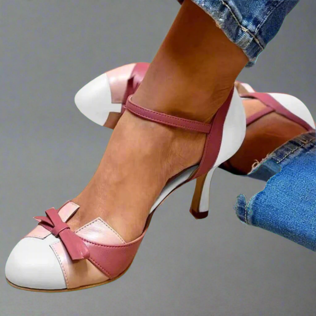 DALIA | MULTICOLOR HEEL WITH STRAP