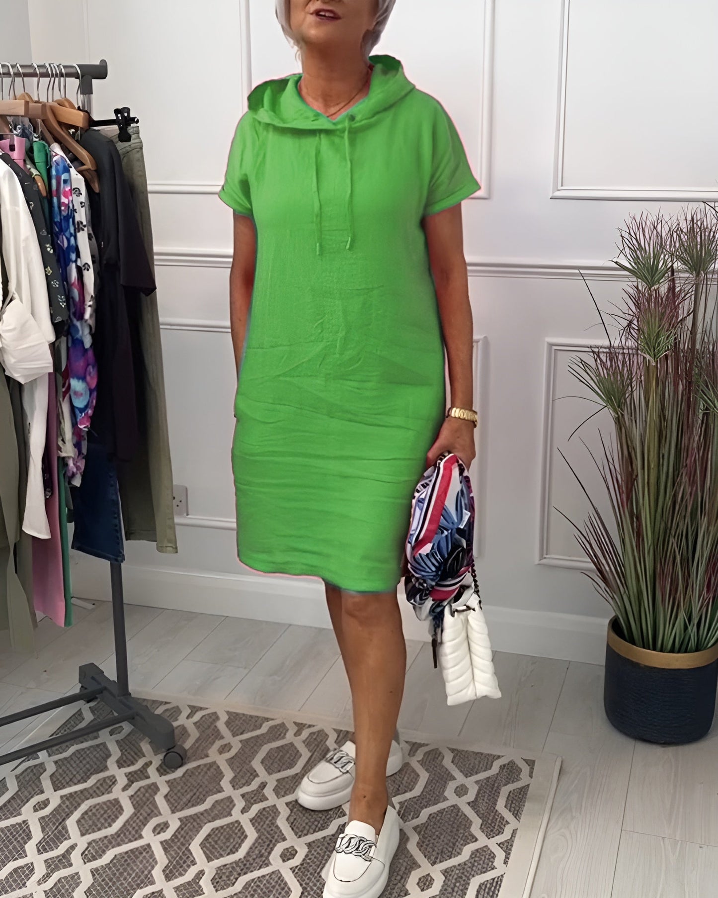 Patricia™ – Zip-Up Hoodie Dress