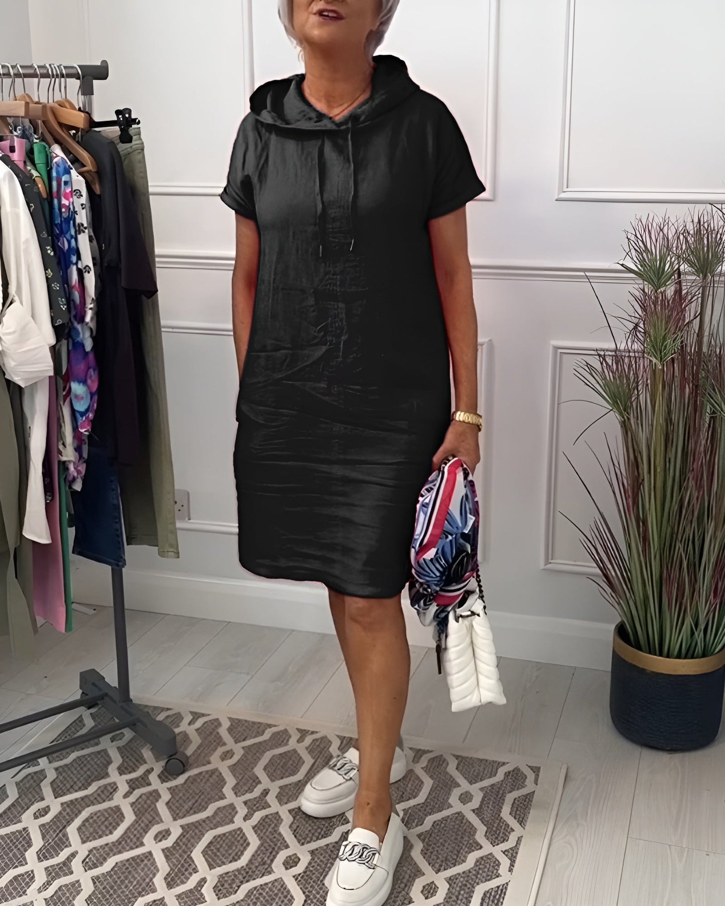 Patricia™ – Zip-Up Hoodie Dress