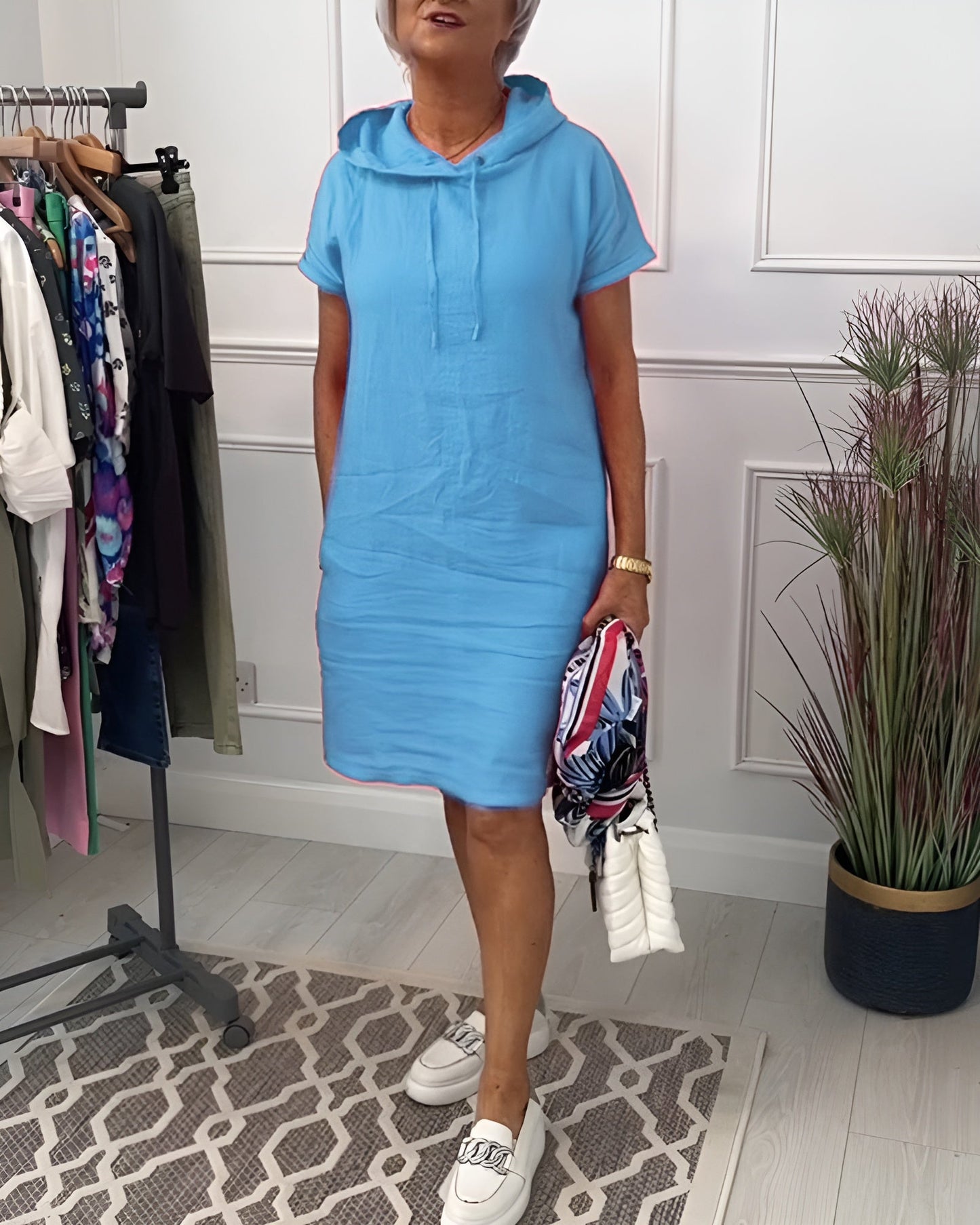 Patricia™ – Zip-Up Hoodie Dress