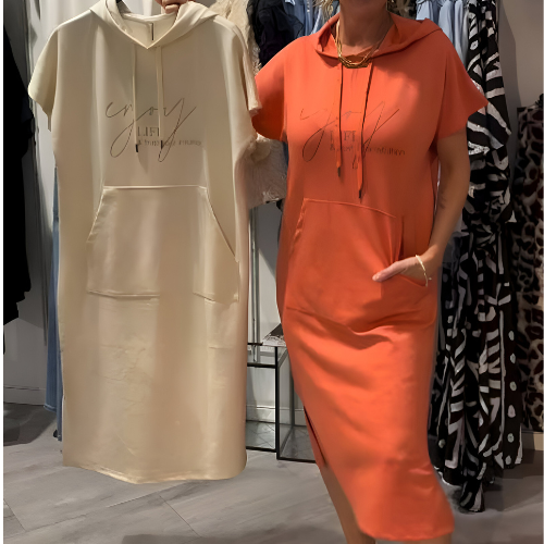 Ebba™ | Casual Dress with Hood and Feminine Fit          Vragen aan ChatGPT