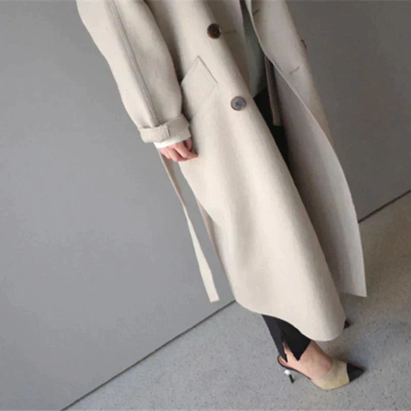 Sarah™ | Longline Coat – Timeless Style, Everyday Comfort