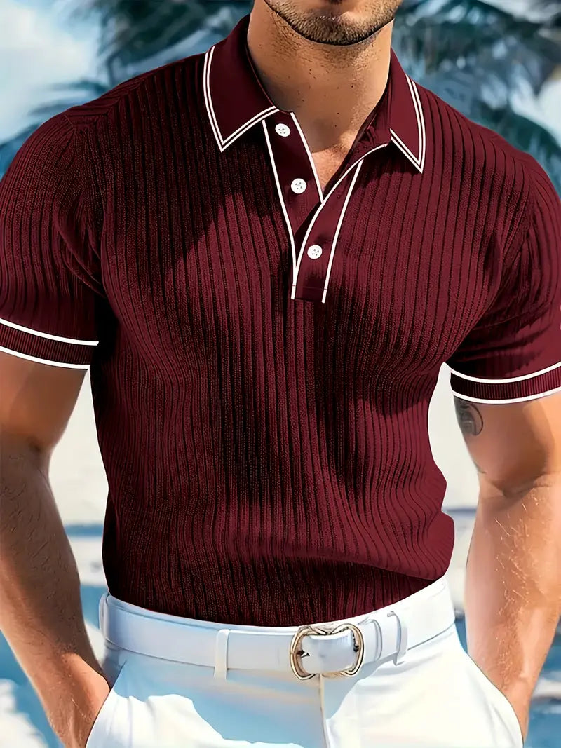 Van Laar Polo — Textured Structure, Mediterranean Flair