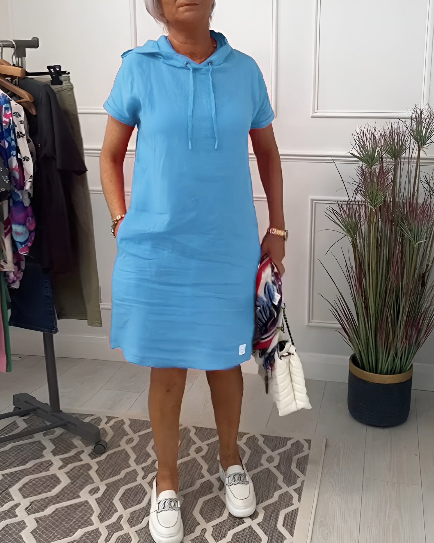 Patricia™ – Zip-Up Hoodie Dress