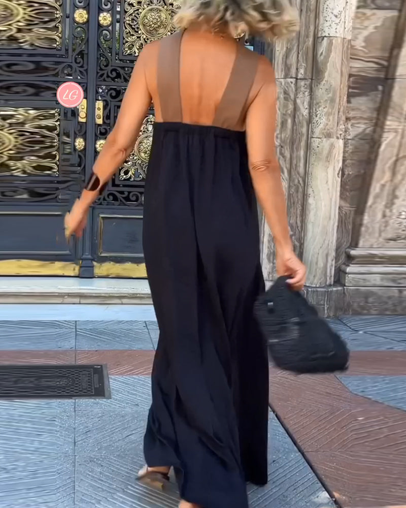Sienna™ Dress with a Crossed Neckline