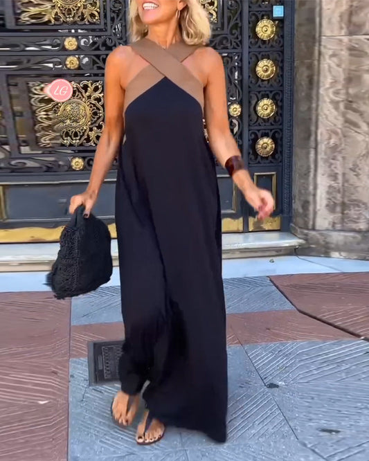 Sienna™ Dress with a Crossed Neckline