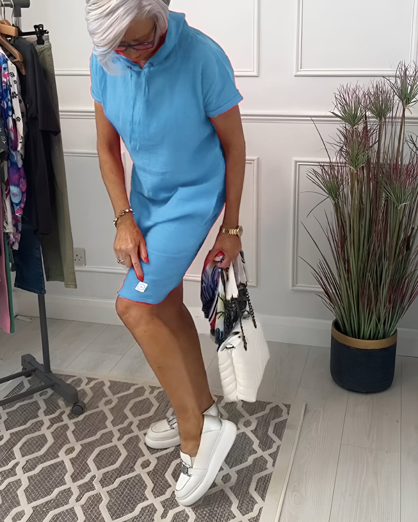 Patricia™ – Zip-Up Hoodie Dress