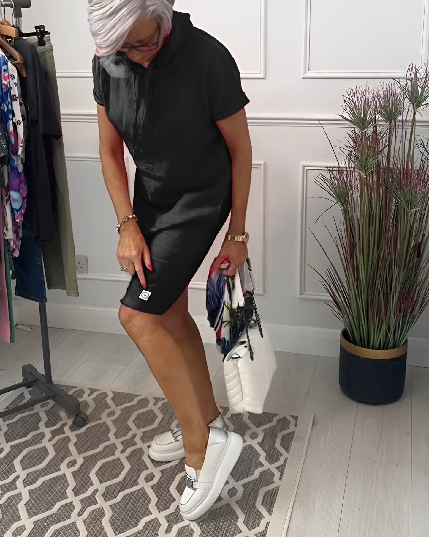 Patricia™ – Zip-Up Hoodie Dress