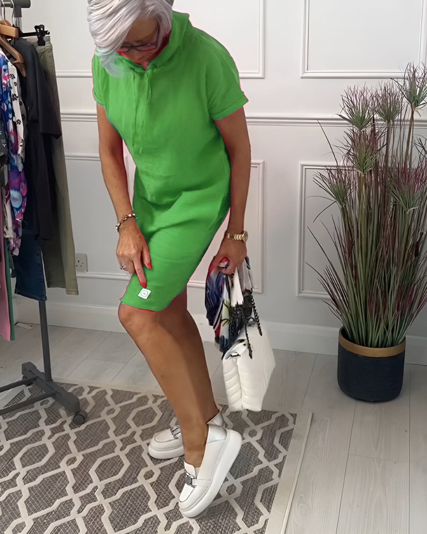 Patricia™ – Zip-Up Hoodie Dress