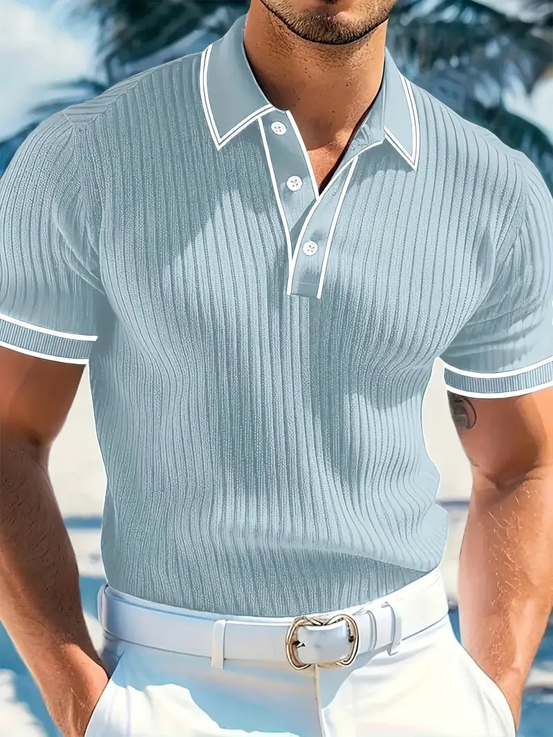 Van Laar Polo — Textured Structure, Mediterranean Flair