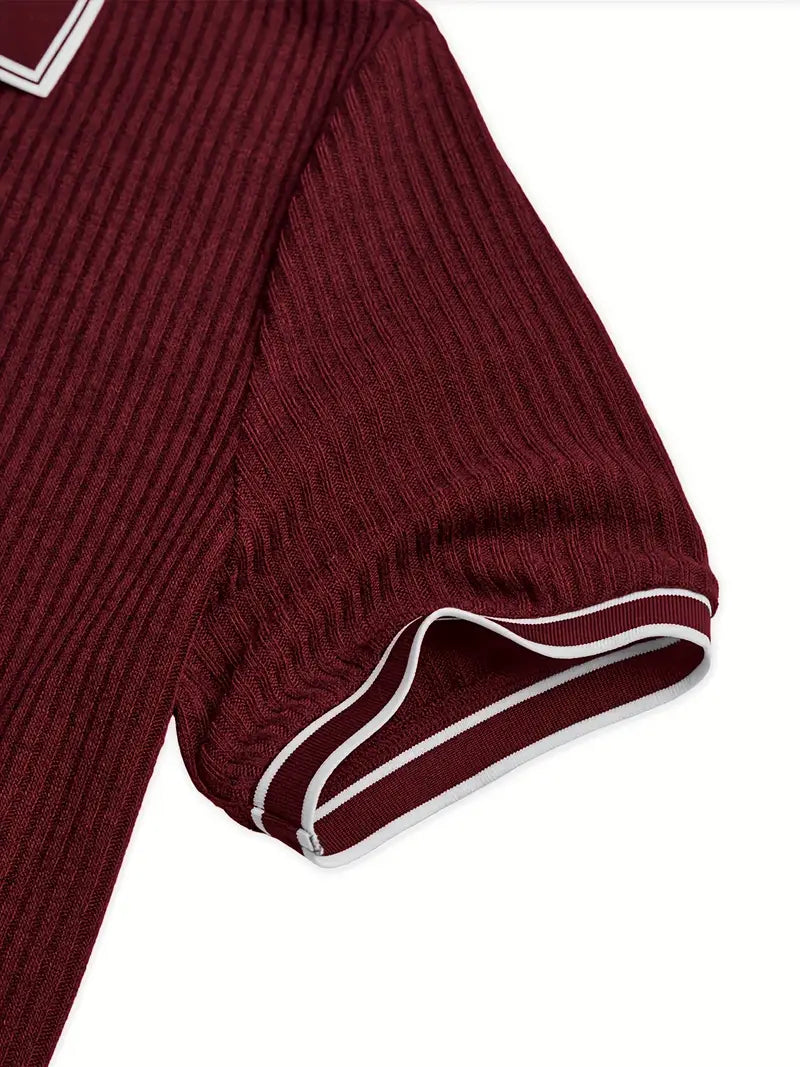 Van Laar Polo — Textured Structure, Mediterranean Flair