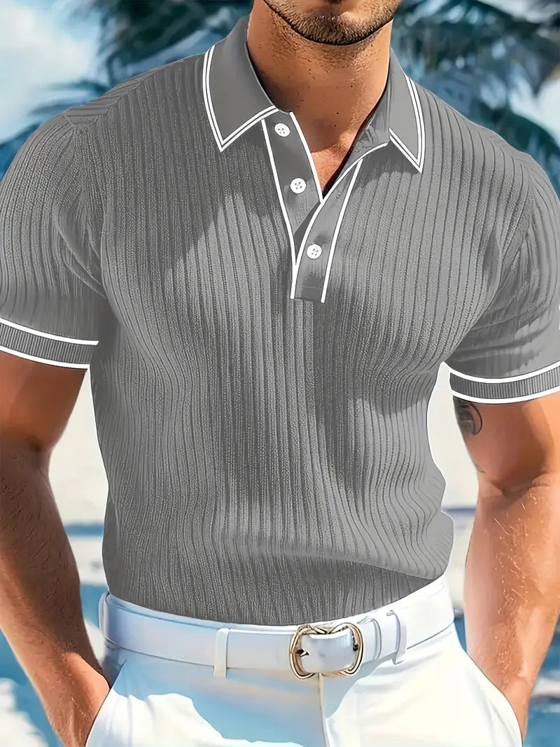 Van Laar Polo — Textured Structure, Mediterranean Flair