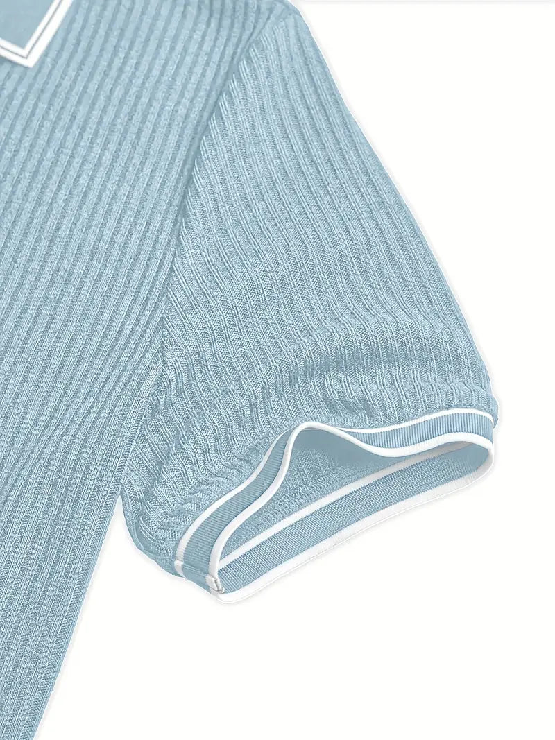 Van Laar Polo — Textured Structure, Mediterranean Flair
