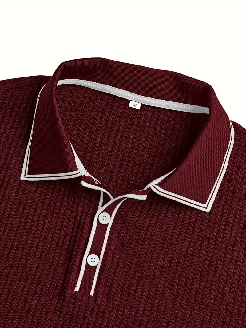 Van Laar Polo — Textured Structure, Mediterranean Flair