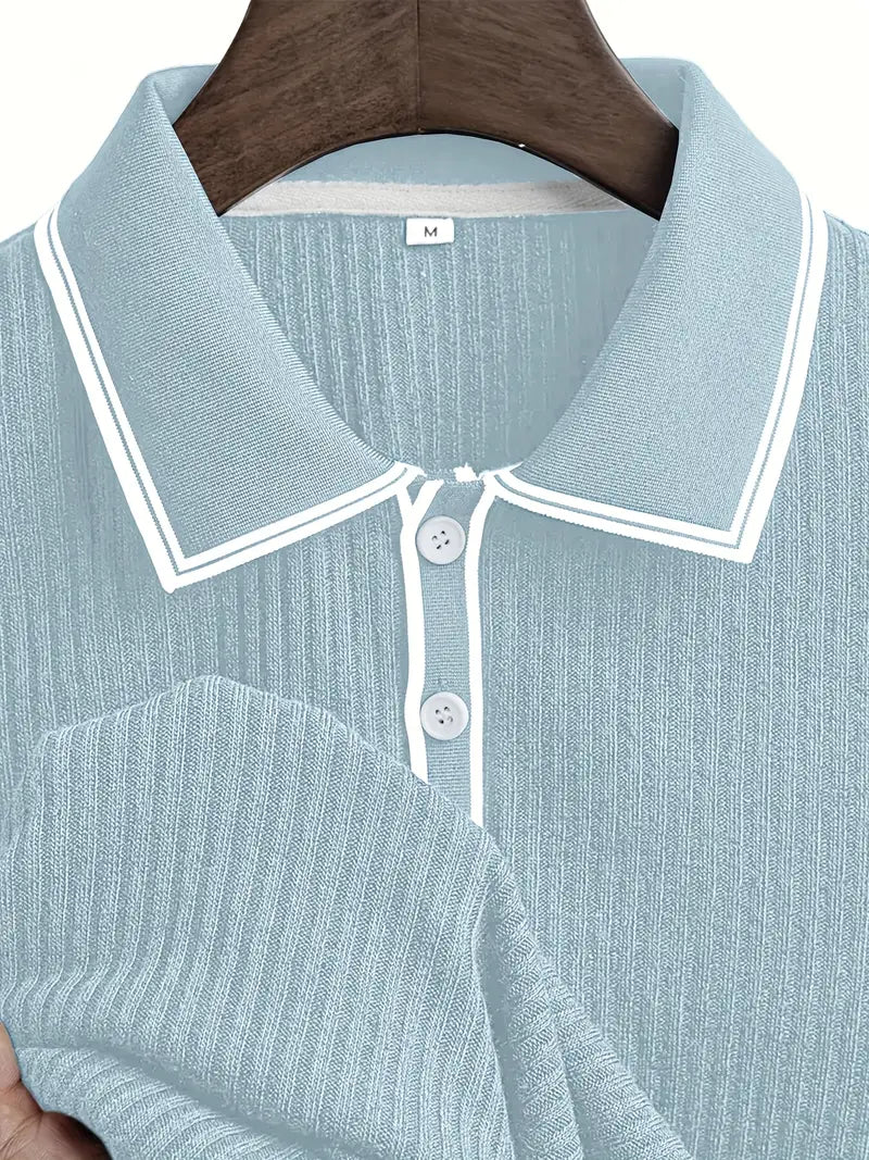 Van Laar Polo — Textured Structure, Mediterranean Flair