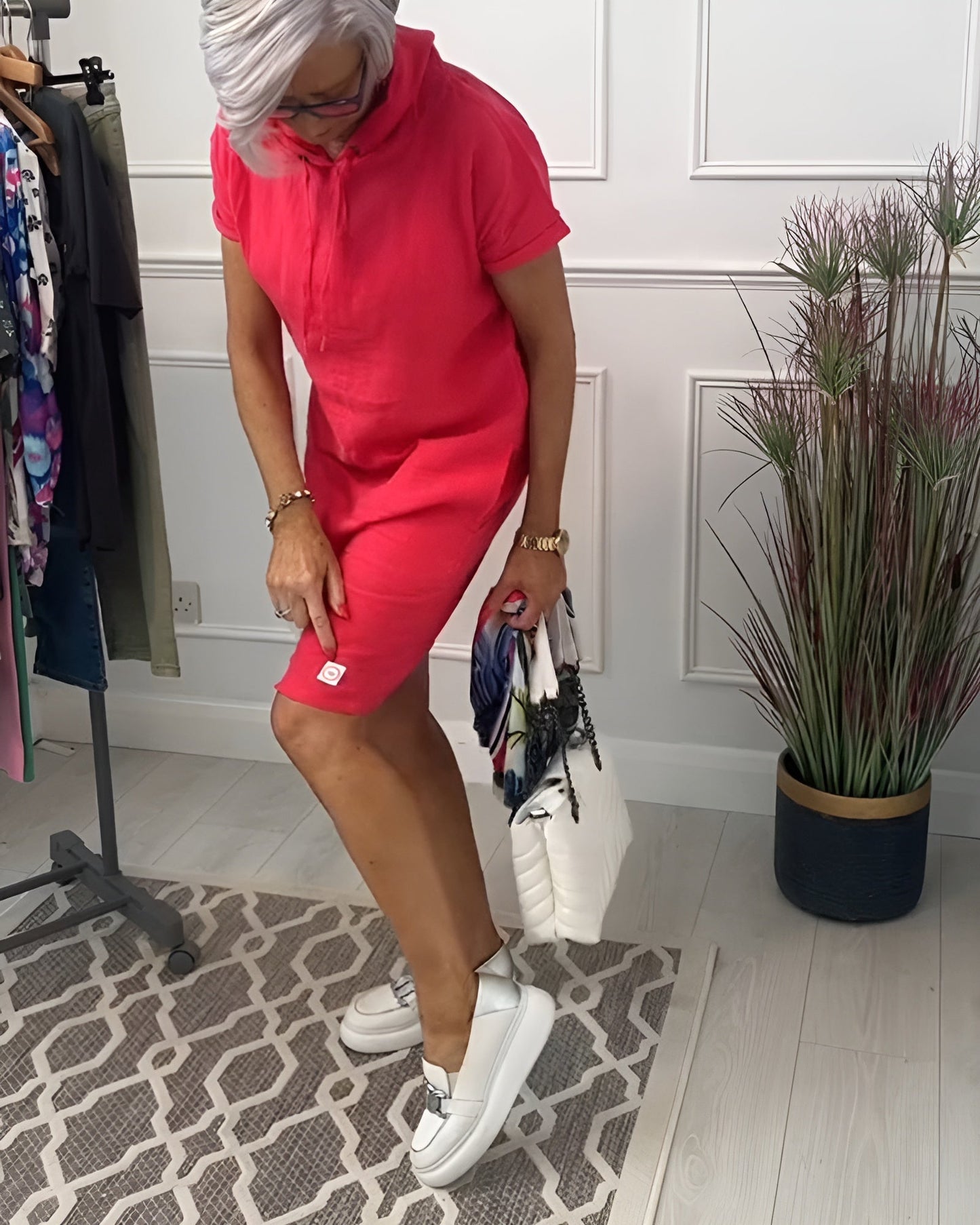 Patricia™ – Zip-Up Hoodie Dress