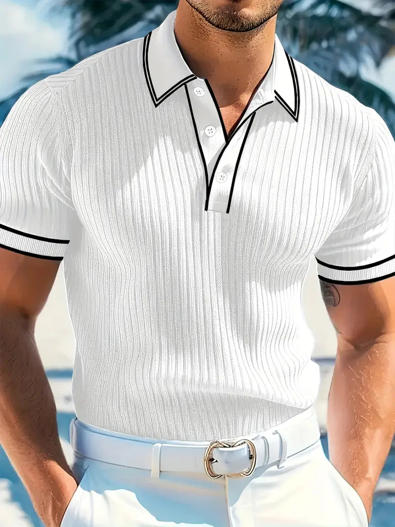 Van Laar Polo — Textured Structure, Mediterranean Flair