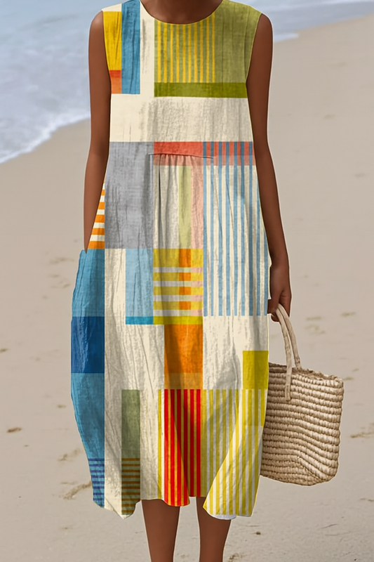 Poppy | Modern Patchwork Dress