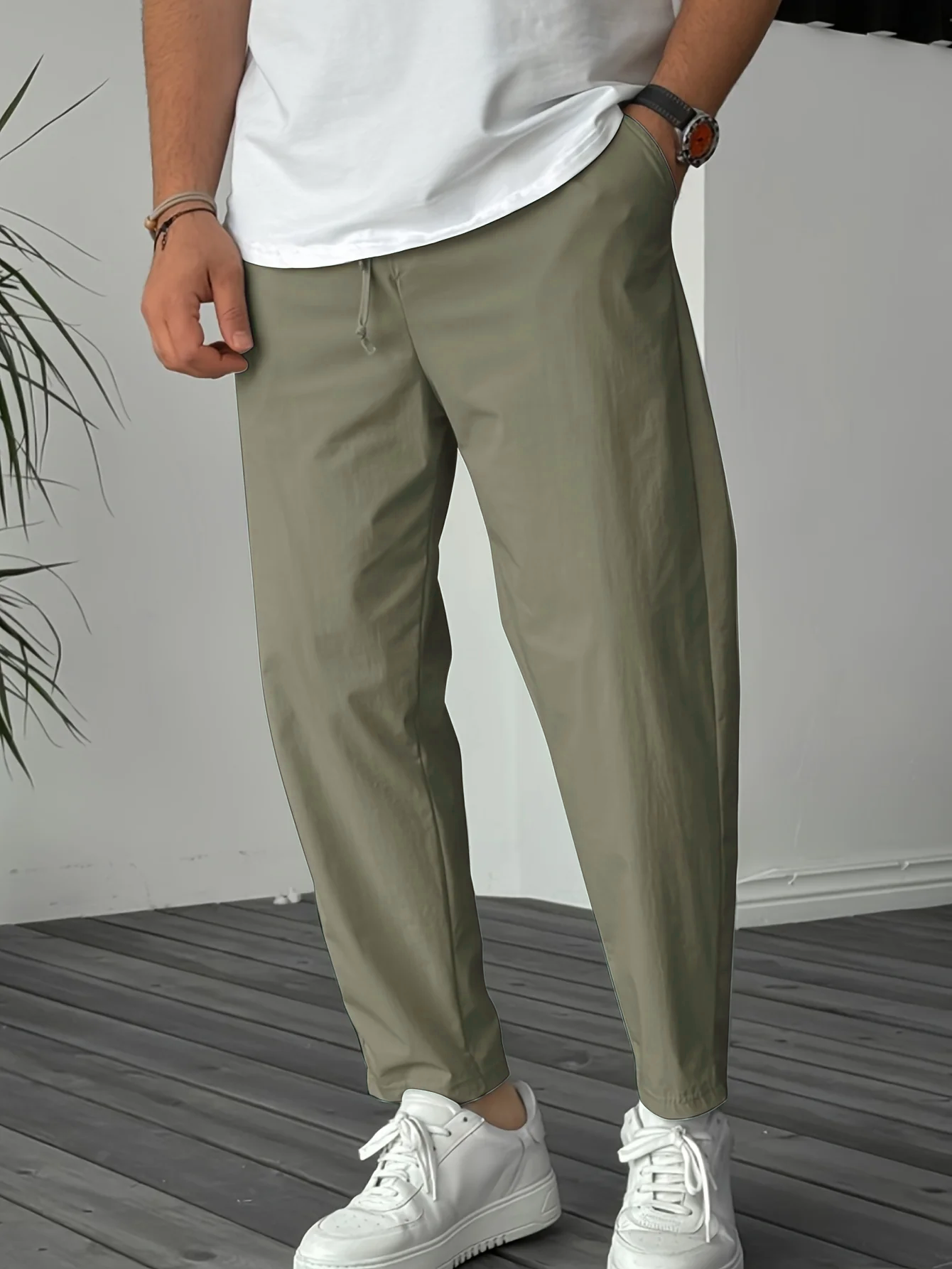 Blewett - Elegant Tapered Drawstring Trousers