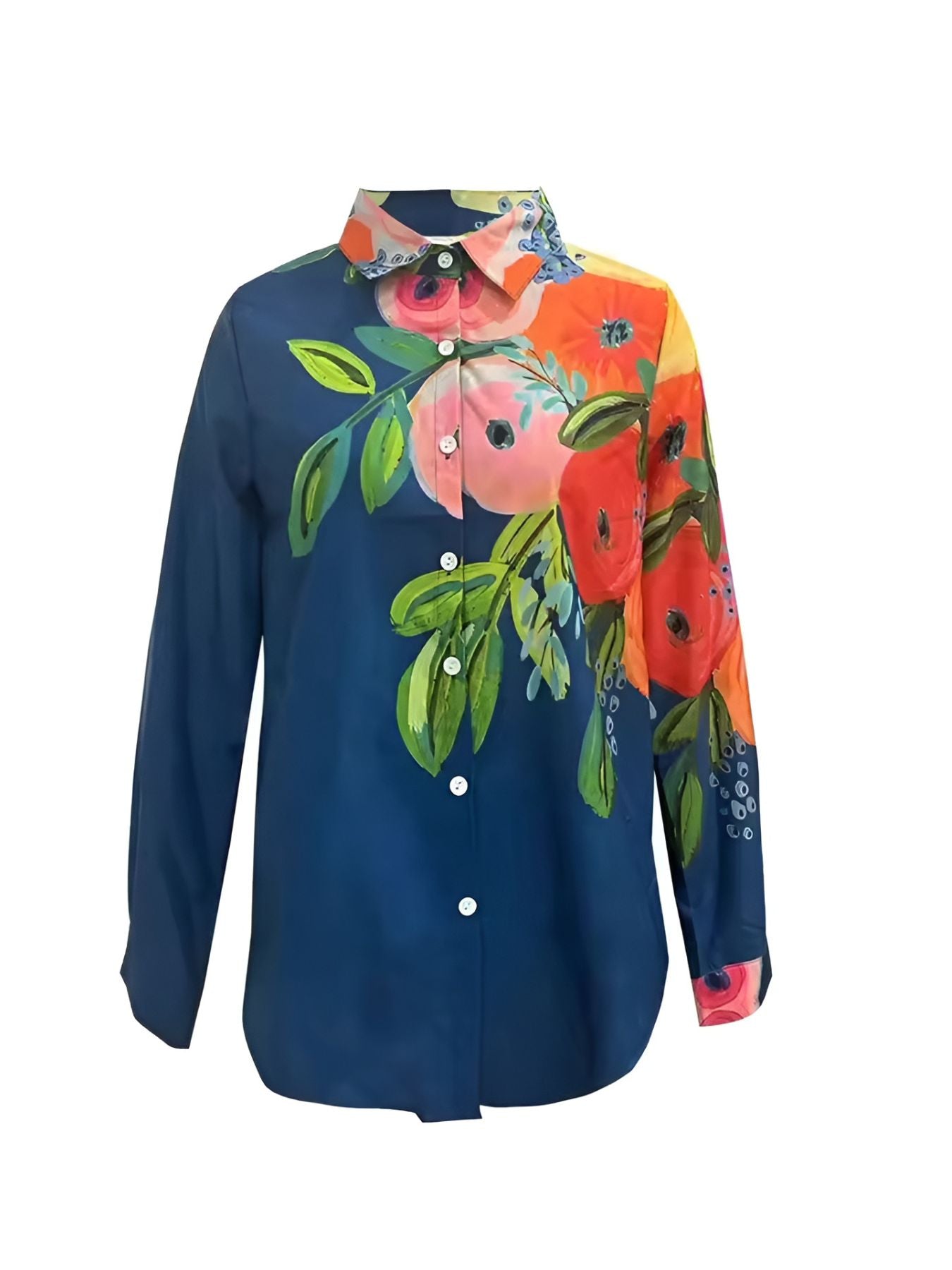 Marine™ | Floral Print Shirt
