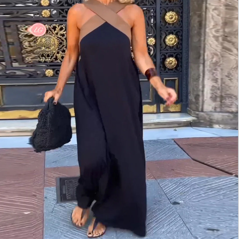 Sienna™ Dress with a Crossed Neckline
