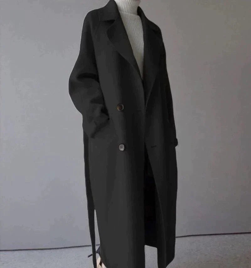 Sarah™ | Longline Coat – Timeless Style, Everyday Comfort