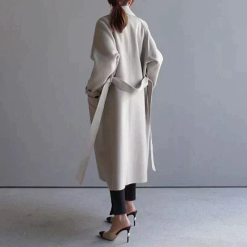 Sarah™ | Longline Coat – Timeless Style, Everyday Comfort