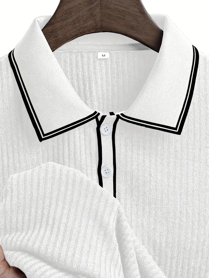 Van Laar Polo — Textured Structure, Mediterranean Flair