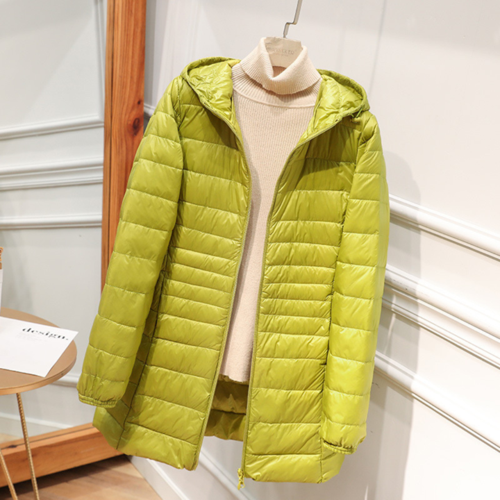 Manuela – Waterproof Jacket With Feathers