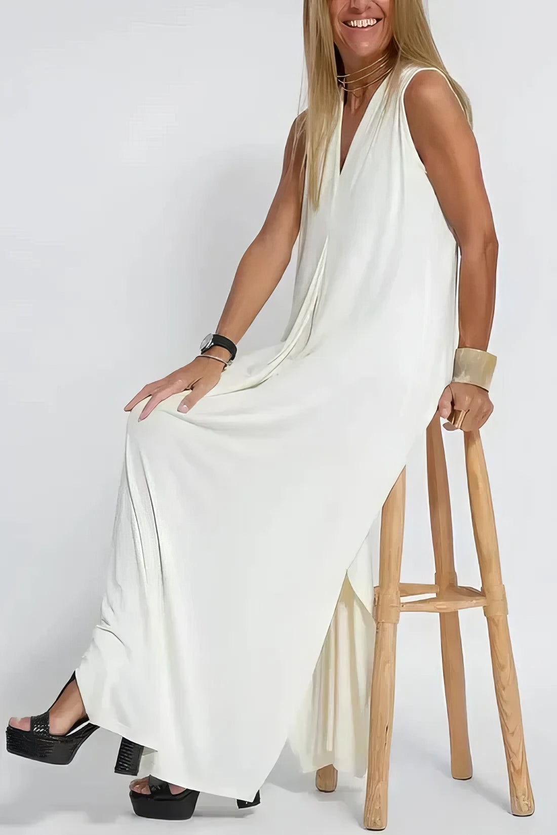 ELISE | Elegant Maxi Dress with Complimentary Matching Cardigan