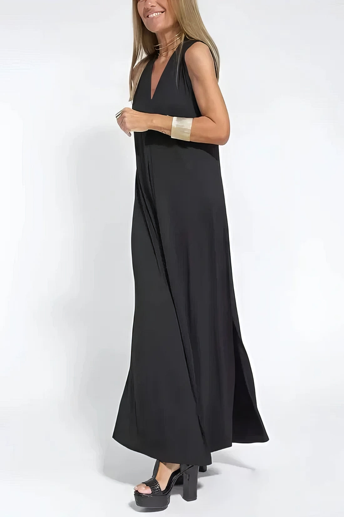 ELISE | Elegant Maxi Dress with Complimentary Matching Cardigan