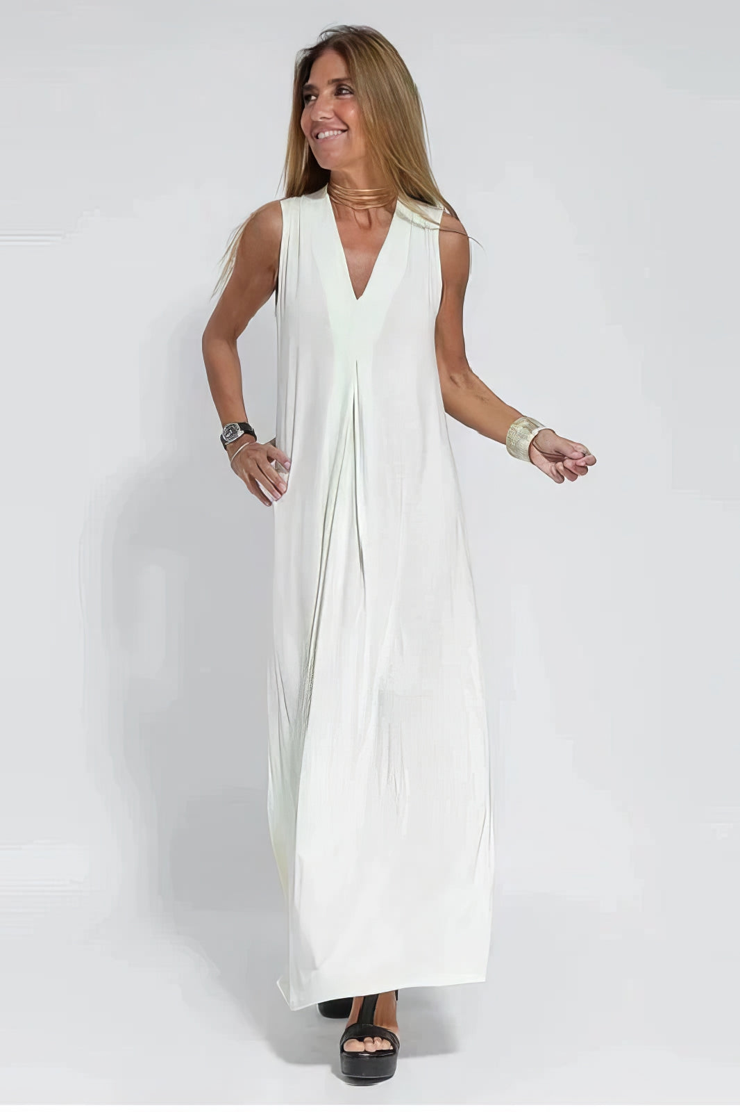 ELISE | Elegant Maxi Dress with Complimentary Matching Cardigan