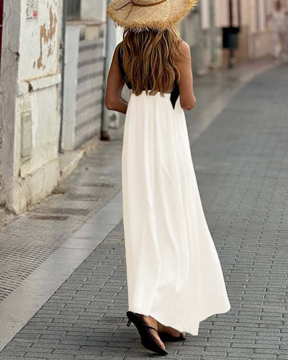 Sienna™ Dress with a Crossed Neckline