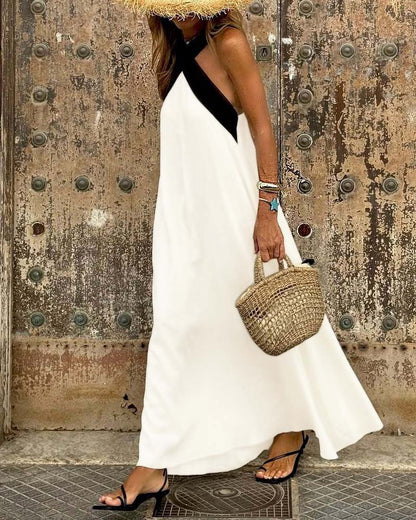 Sienna™ Dress with a Crossed Neckline