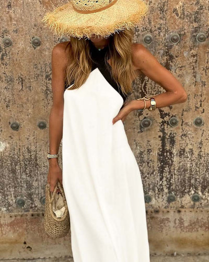 Sienna™ Dress with a Crossed Neckline