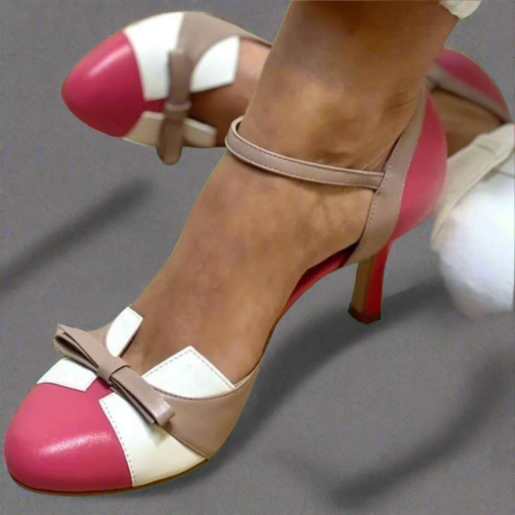 DALIA | MULTICOLOR HEEL WITH STRAP