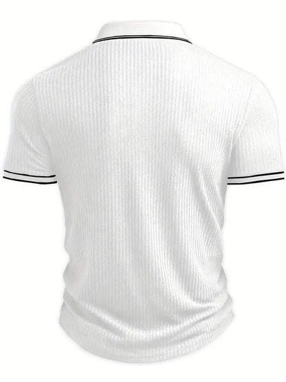 Van Laar Polo — Textured Structure, Mediterranean Flair