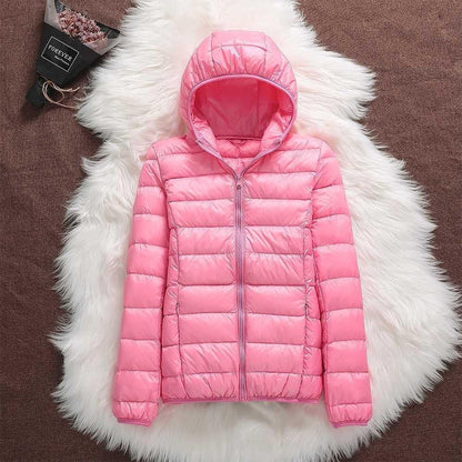 Manuela – Waterproof Jacket With Feathers