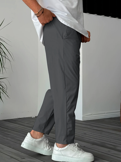 Blewett - Elegant Tapered Drawstring Trousers