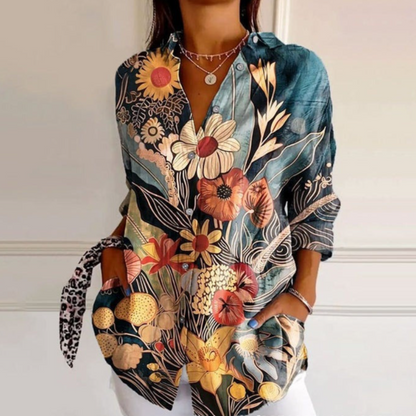Marine™ | Floral Print Shirt