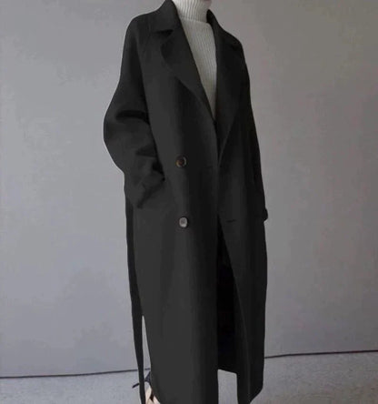 Sarah™ | Longline Coat – Timeless Style, Everyday Comfort
