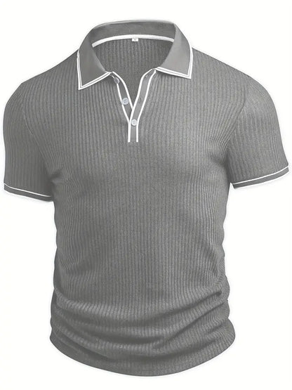 Van Laar Polo — Textured Structure, Mediterranean Flair