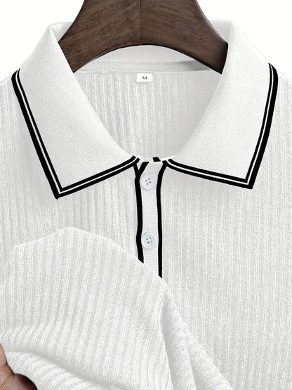 Van Laar Polo — Textured Structure, Mediterranean Flair