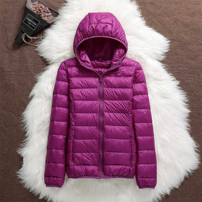 Manuela – Waterproof Jacket With Feathers