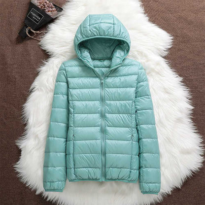Manuela – Waterproof Jacket With Feathers