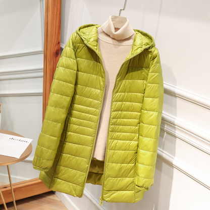 Manuela – Waterproof Jacket With Feathers